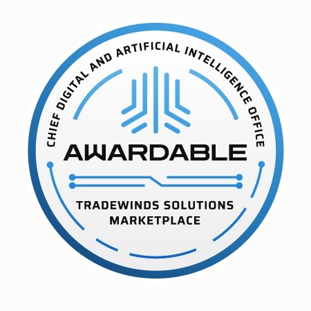 Awardable badge from the Tradewinds Solutions Marketplace issued by the Chief Digital and Artificial Intelligence Office